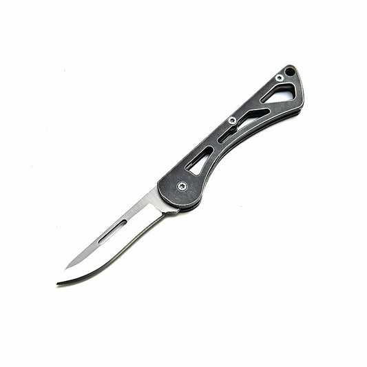 MASALONG MA-TY-033 Stainless steel mini folding knife, sharp outdoor portable knife, self-defense fruit knife, portable keychain, unpacking, express delivery knife