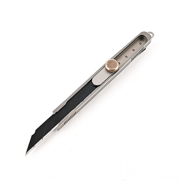MASALONG MA-TY-065 Titanium alloy art knife for unboxing and unpacking express delivery, sharp carving knife, wallpaper knife, office supplies, metal paper cutting knife