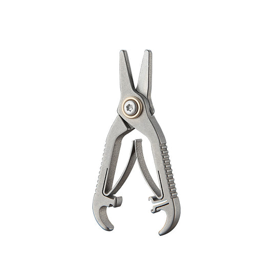 MASALONG MA-TY-022 Titanium alloy small scissors, mini nose hair scissors, round head, male and female universal nose hair trimmer, manual beard trimmer, eyebrow trimming