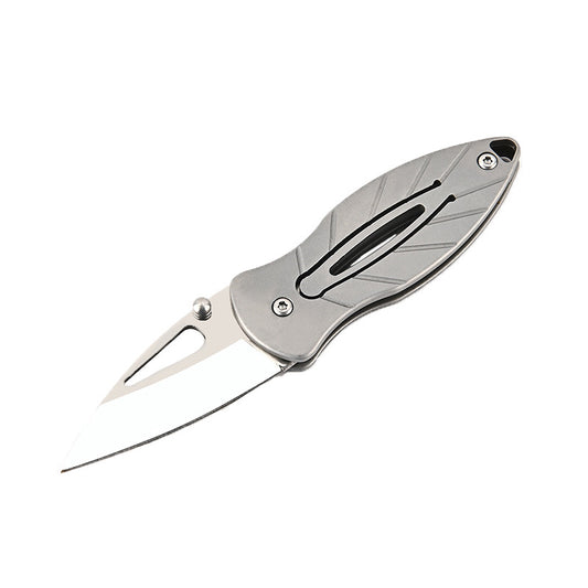 MASALONG MA-TY-050 D2 Steel Mini Folding Knife Portable Keychain Open Box Knife Sharp Fruit Knife Portable Outdoor Knife Self Defense