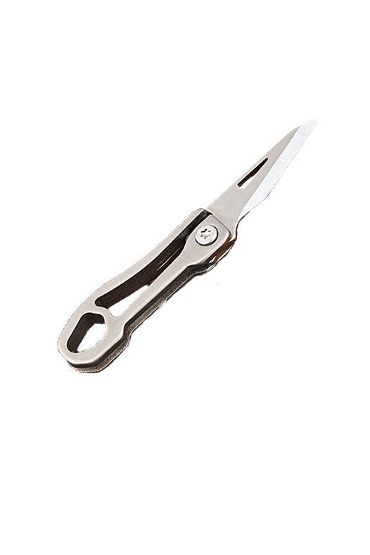 MASALONG MA-TY-030 Titanium alloy mini knife sharp portable EDC keychain pendant unboxing and unpacking express delivery knife portable folding knife