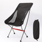 MA-YJ-004 Outdoor folding portable aviation aluminum alloy moon chair lounge chair camping all aluminum bracket camping chair