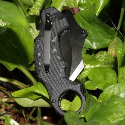 MASALONG Protection Folding Claw Tactical Outdoor fold Knife karambit