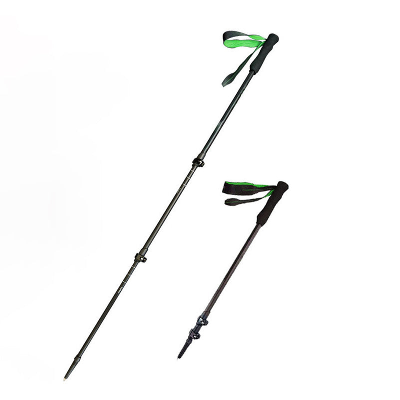 MA-QLM-014 Carbon fiber trekking poles with telescopic design, carbon anti slip and lightweight climbing and hiking equipment, outdoor