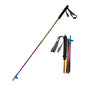 MA-QLM-017 Mountaineering Staff Ultra Light Folding Outdoor Climbing, Hiking, Off road Running Staff Aluminum Alloy Cane