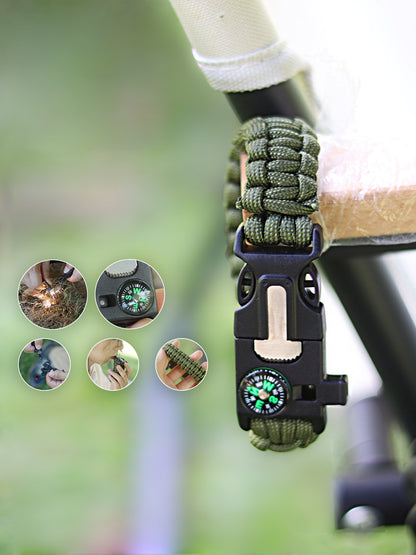 Outdoor hand rope bracelet, MA-WY-009 woven bracelet, multifunctional seven core umbrella rope survival bracelet