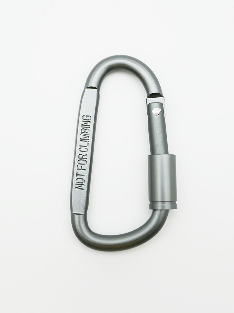 High quality aluminum alloy MA-WY-024 D-shaped quick hanging buckle D-shaped climbing buckle gun gray quick hanging buckle