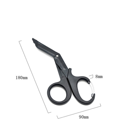 Outdoor medical scissors, MA-WY-025 canvas scissors, bandage scissors, emergency dressing scissors, intramuscular adhesive scissors, canvas scissors