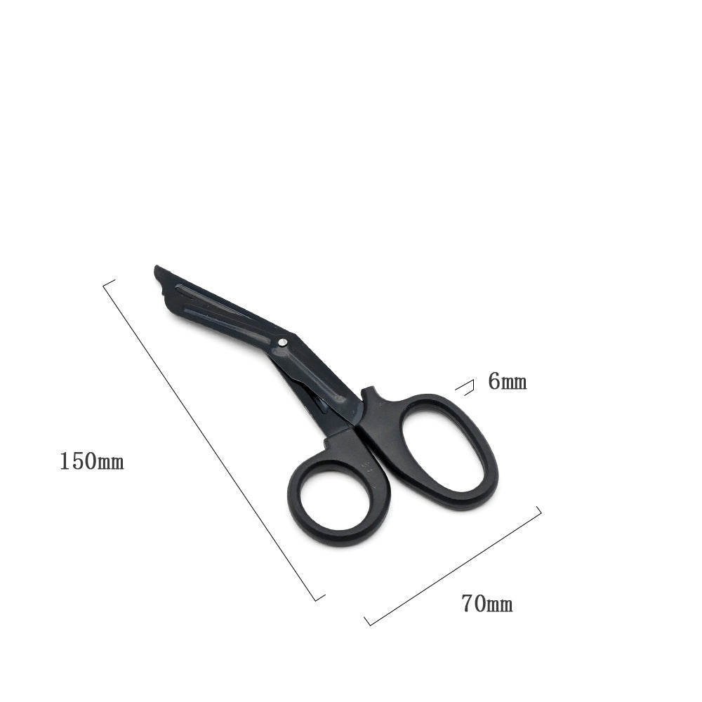 Outdoor medical scissors, MA-WY-025 canvas scissors, bandage scissors, emergency dressing scissors, intramuscular adhesive scissors, canvas scissors