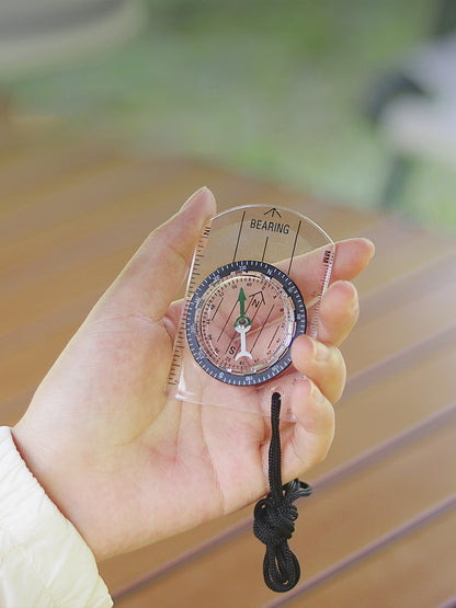 Wilderness Survival MA-WY-030 Outdoor Equipment Professional Multi functional Compass North Needle Map Scale Compass