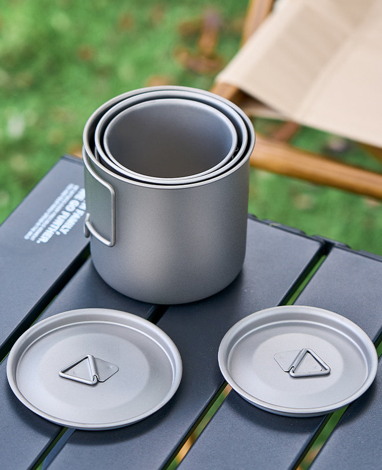 TA1 pure titanium MA-XXT-005 outdoor titanium alloy mug, water cup, coffee cup, camping camping set, creative and portable