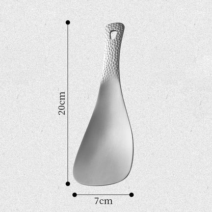 Pure titanium spoon,MA-XXT-010,dish sorting, Congee spoon, household spoon, noodle, titanium spoon