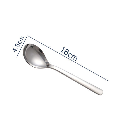 Pure titanium spoon,MA-XXT-024 household soup spoon, titanium alloy spoon, outdoor camping travel portable titanium tableware, high-end pure titanium spoon