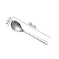 Pure titanium spoon,MA-XXT-024 household soup spoon, titanium alloy spoon, outdoor camping travel portable titanium tableware, high-end pure titanium spoon