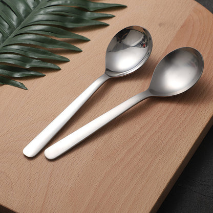 Pure titanium spoon,MA-XXT-024 household soup spoon, titanium alloy spoon, outdoor camping travel portable titanium tableware, high-end pure titanium spoon