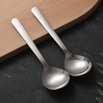 Pure titanium spoon,MA-XXT-024 household soup spoon, titanium alloy spoon, outdoor camping travel portable titanium tableware, high-end pure titanium spoon