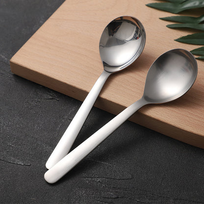 Pure titanium spoon,MA-XXT-024 household soup spoon, titanium alloy spoon, outdoor camping travel portable titanium tableware, high-end pure titanium spoon