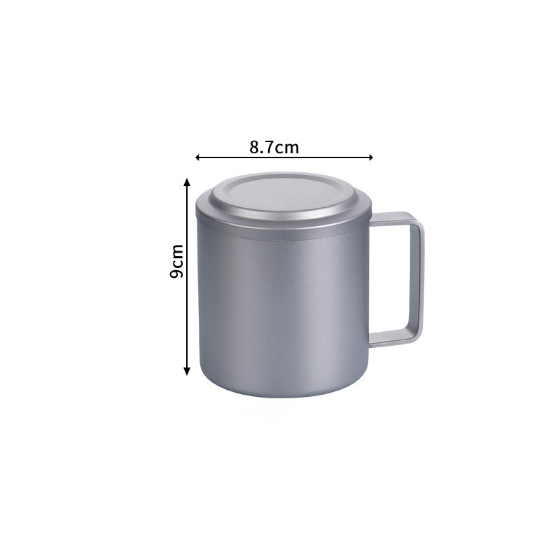 Pure titanium mug, MA-XXT-035 office gift cup, home camping cup, coffee cup