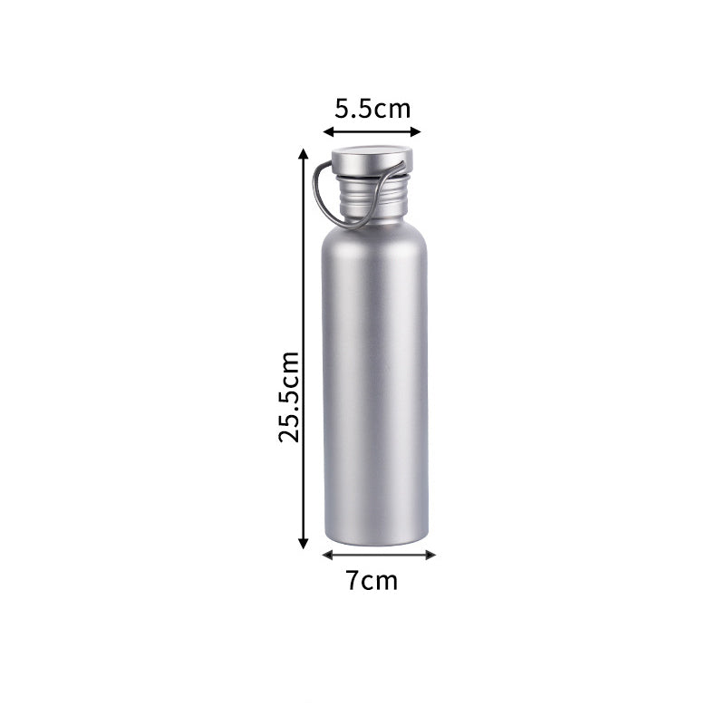 Pure titanium cycling outdoor sports water bottle, MA-XXT-037 single-layer camping water bottle, can boil water, hiking water bottle