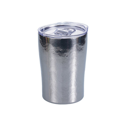 Ice flower pure titanium beer water cup, MA-XXT-041 double-layer metal mouth cup, outdoor tea cup, titanium alloy casual cup