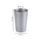 Outdoor household pure titanium single-layer beer cup, MA-XXT-042 frosted titanium cup, heat-resistant portable beverage large mouth cup, water cup