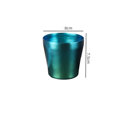 Pure titanium ice flower microcrystalline outdoor water cup, MA-XXT-044 wine glass, cold drink cup, household items