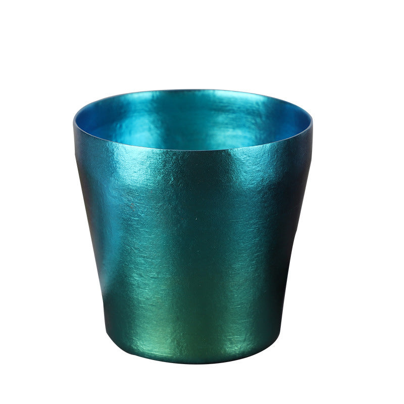 Pure titanium ice flower microcrystalline outdoor water cup, MA-XXT-044 wine glass, cold drink cup, household items