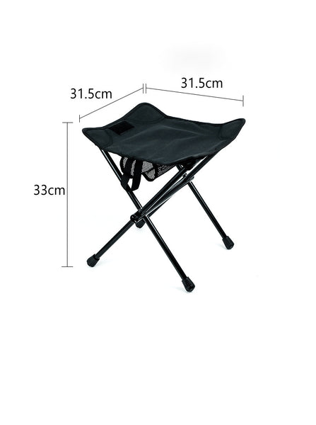 MA-YJ-003 Outdoor portable Maza 7075 aluminum alloy mini folding chair, lightweight and compact camping, barbecue, fishing, sketching bench