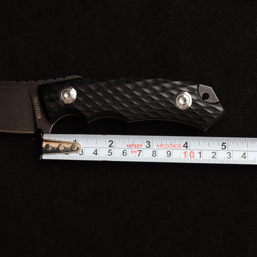 MASALONG 14C28N Steel Black Fixed Blade Knife for Tactical Survival Hiking Outdoor Hunting kni266