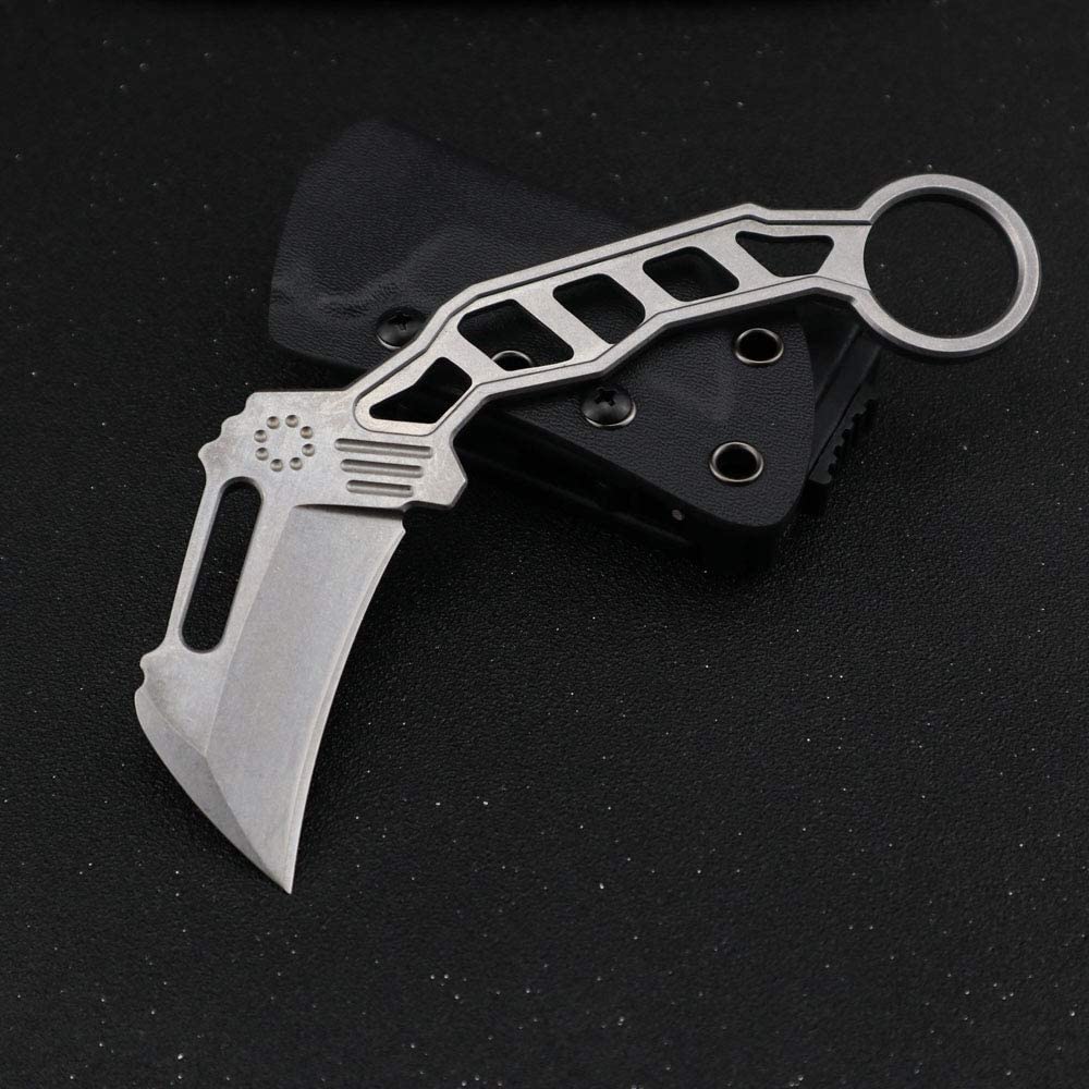 MASALONG KNI186 Haima Claw Knife Hollow Handle karambit with kydex Sheath