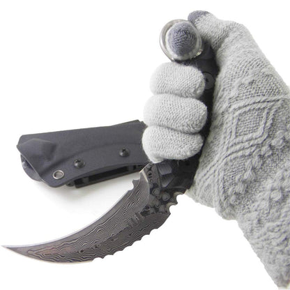 MASALONG Kni104 Very good balance of Claw Combat Handle Karambit Tactiacal Hunter Knife