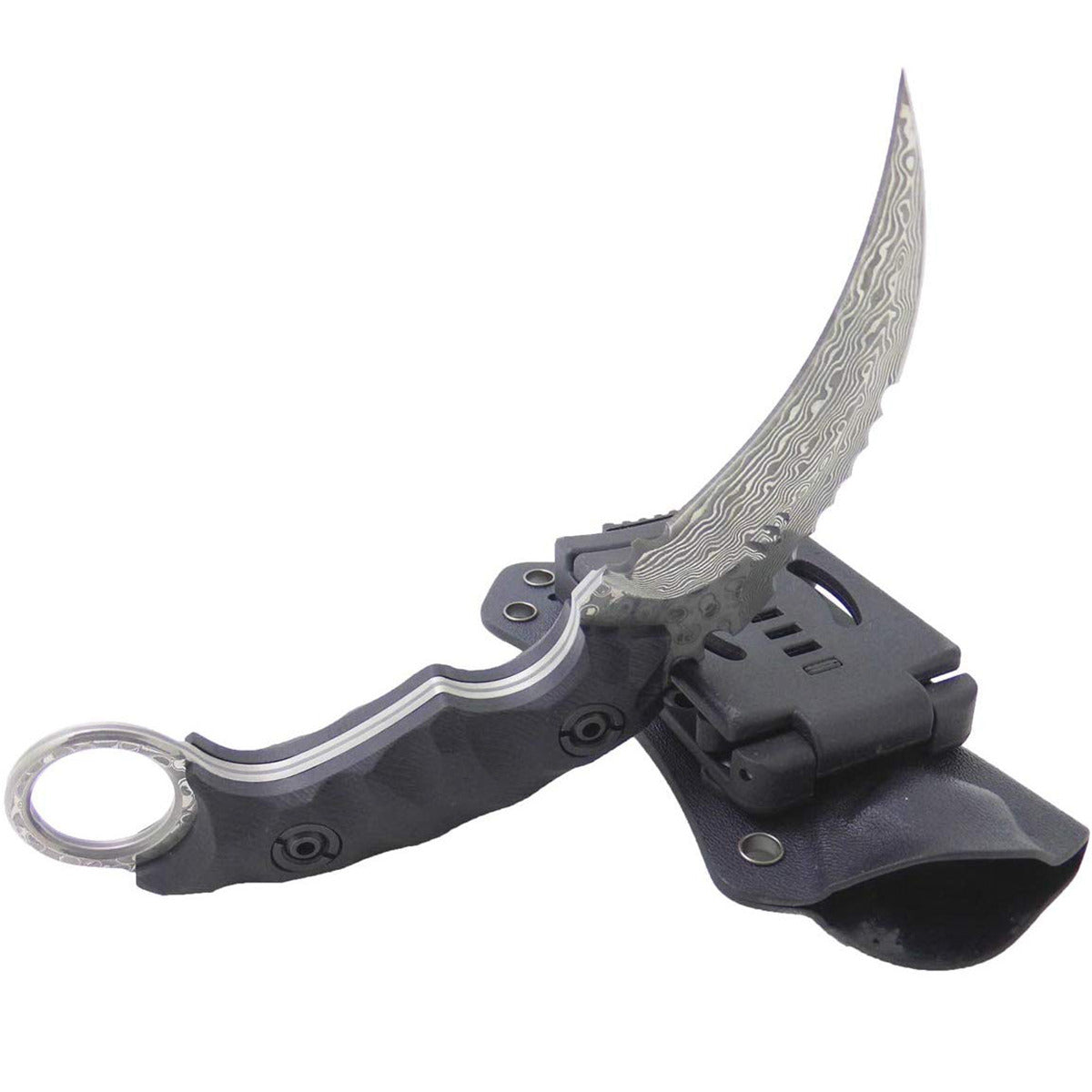 MASALONG Kni104 Very good balance of Claw Combat Handle Karambit Tactiacal Hunter Knife