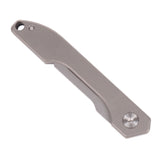 Masalong Utility Folding Scalpel Knife 10Pcs #24 Blades Titanium Alloy Handle with Keychain Hanger Loop