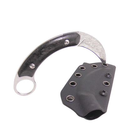 MASALONG Kni160 Snake shadow Knife Tactical Survival Hunting Blade Camp Hike Rescue Tools Karambit Claw Knives