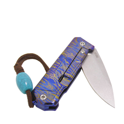 MASALONG Kni183 High-end mini steel blue guard folding knife Tactical Survival Tools Outdoor Camping Hunting Knife