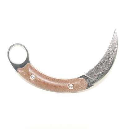 MASALONG Kni160 Snake shadow Knife Tactical Survival Hunting Blade Camp Hike Rescue Tools Karambit Claw Knives