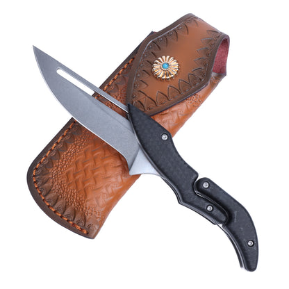 MASALONG Residual Wings KNI191 Damascus / 5cr15 steel folding collection knife