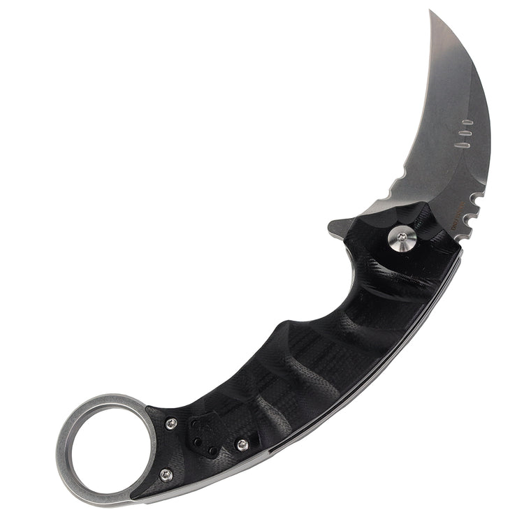 MASALONG kni204 Outdoor Survival Claw Tactical folding knife D2 Steel