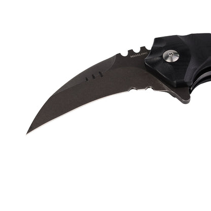 MASALONG kni204 Outdoor Survival Claw Tactical folding knife D2 Steel EDC knives