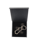 MASALONG MK02 real titanium alloy TC4, Carabiner Clip Retractable KeyChain Hooks Corkscrew for Men Women