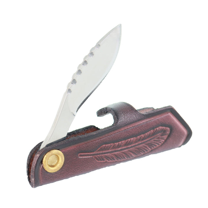 MASALONG Mini EDC folding razor, D2 steel small knife key ring, convenient for daily use kni203