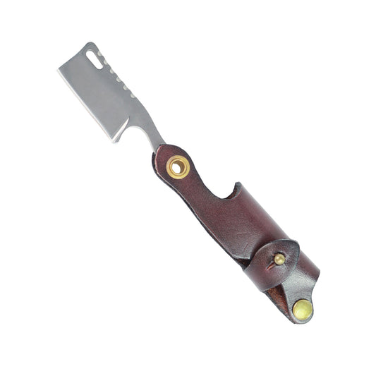 Navaja plegable MASALONG Mini EDC, llavero con cuchillo pequeño de acero D2, conveniente para el uso diario kni203