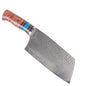 Masalong High-end Damascus kitchen meat cleaver knife m123 (B)