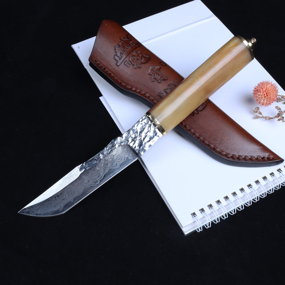 Masalong vintage Damascus knives with high-end craftsmanship and exquisite handles.