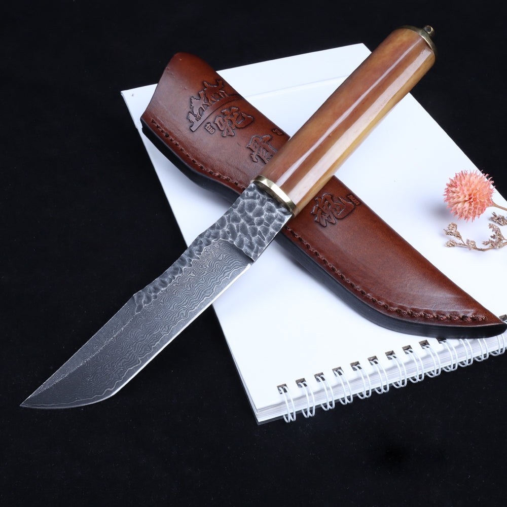 Masalong vintage Damascus knives with high-end craftsmanship and exquisite handles.