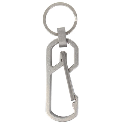 MASALONG MK06 Titanium Quick Release Keychain Duty Key Chain Hook Durable Integrated Spring Clip key chain