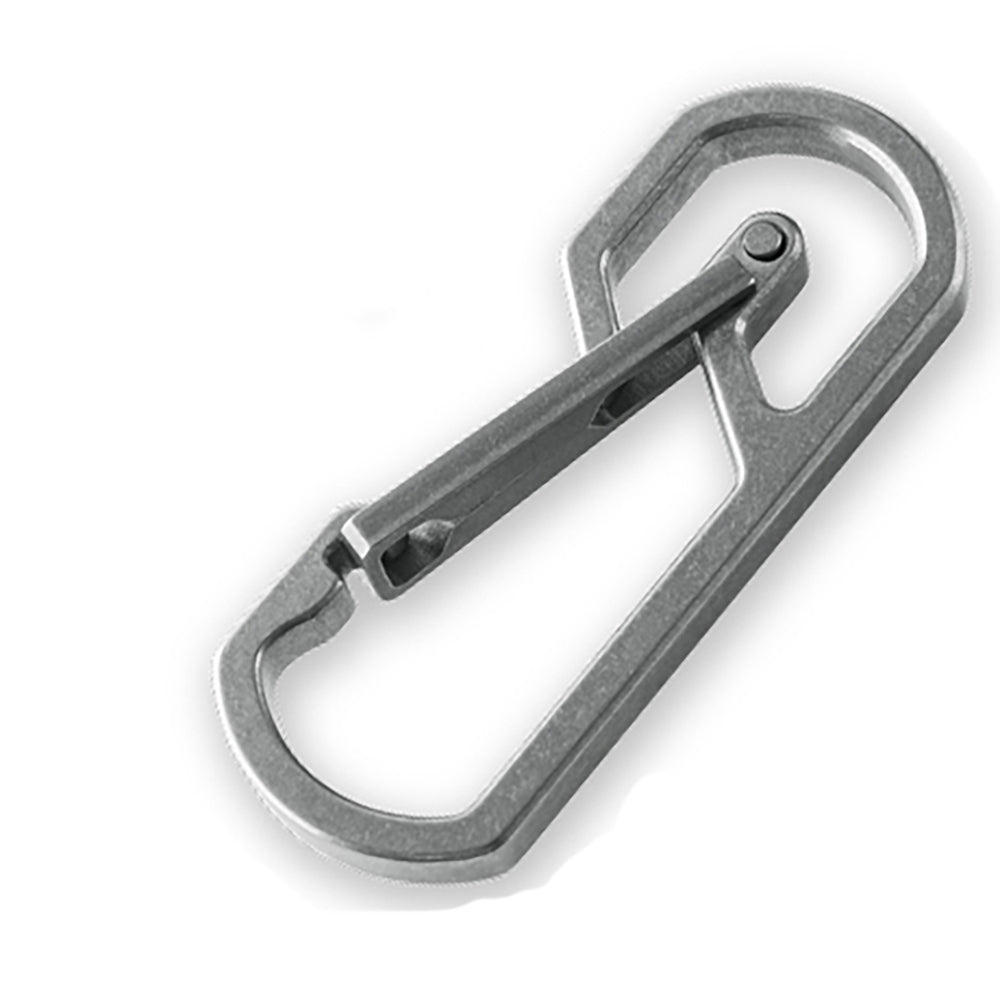 MASALONG MK06 Titanium Quick Release Keychain Duty Key Chain Hook Durable Integrated Spring Clip key chain