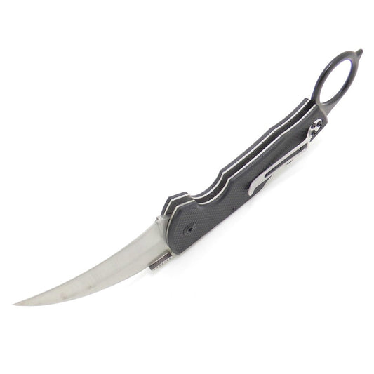 MASALONG Claw Kni105 G10 Handle Metal Blade Tactical Hunting Survival Folding Knife