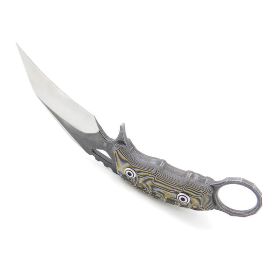 MASALONG Claw Knife KNI121 Ghostly Outdoor Camping Tactical Karambit  Self-Defence Steel Knives