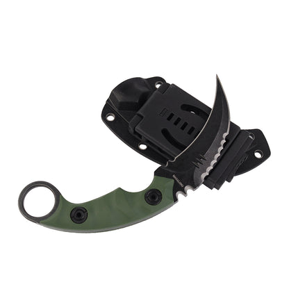 MASALONG Kni104 Very good balance of Claw Combat Handle Karambit Tactiacal Hunter Knife